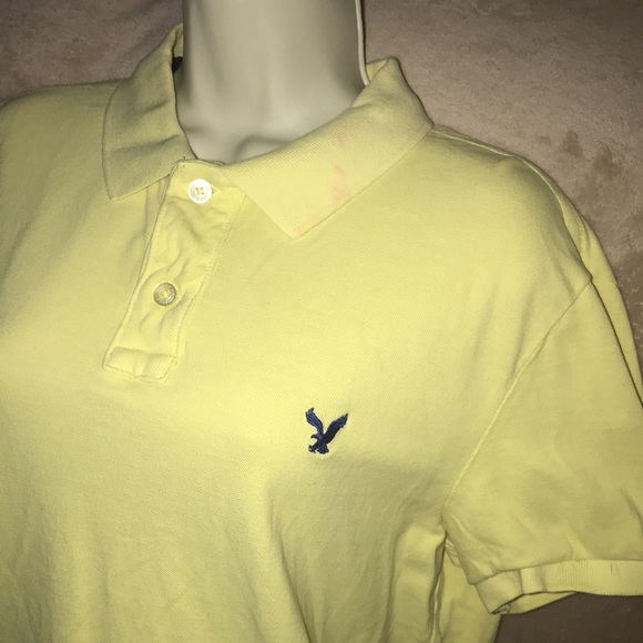 American Eagle Outfitters Large yellow polo - Picture 2 of 5